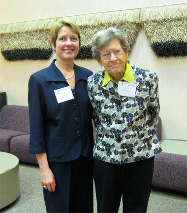 Janet Rogers and Mary Simon
