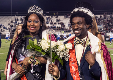 SIU Homecoming King and Queen