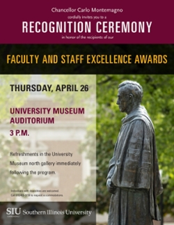 Faculty Staff Excellence Awards flier