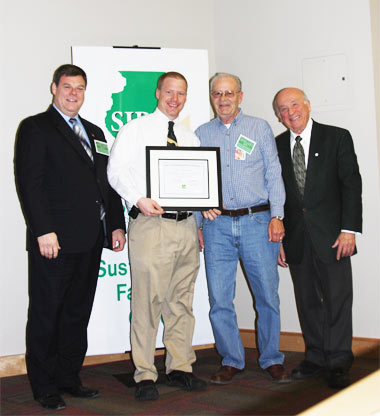 Grant winner at Schools of Illinois Public Cooperative Sustainable Facility Care Leadership Conference