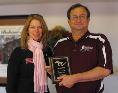 Julie Payne Kirchmeier and Glenn Stine