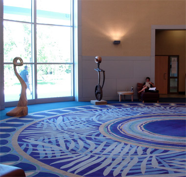Morris Library hosting art showings in rotunda
