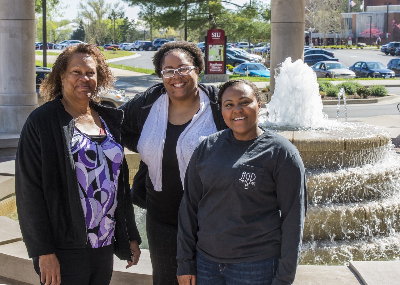 Three generations of SIU students