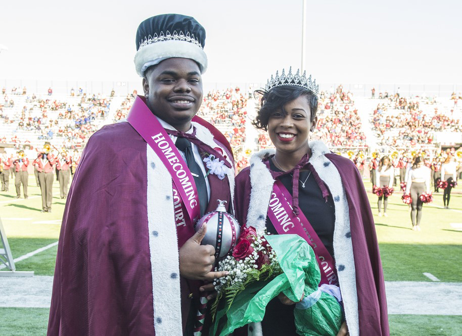 SIU Homecoming King and Queen