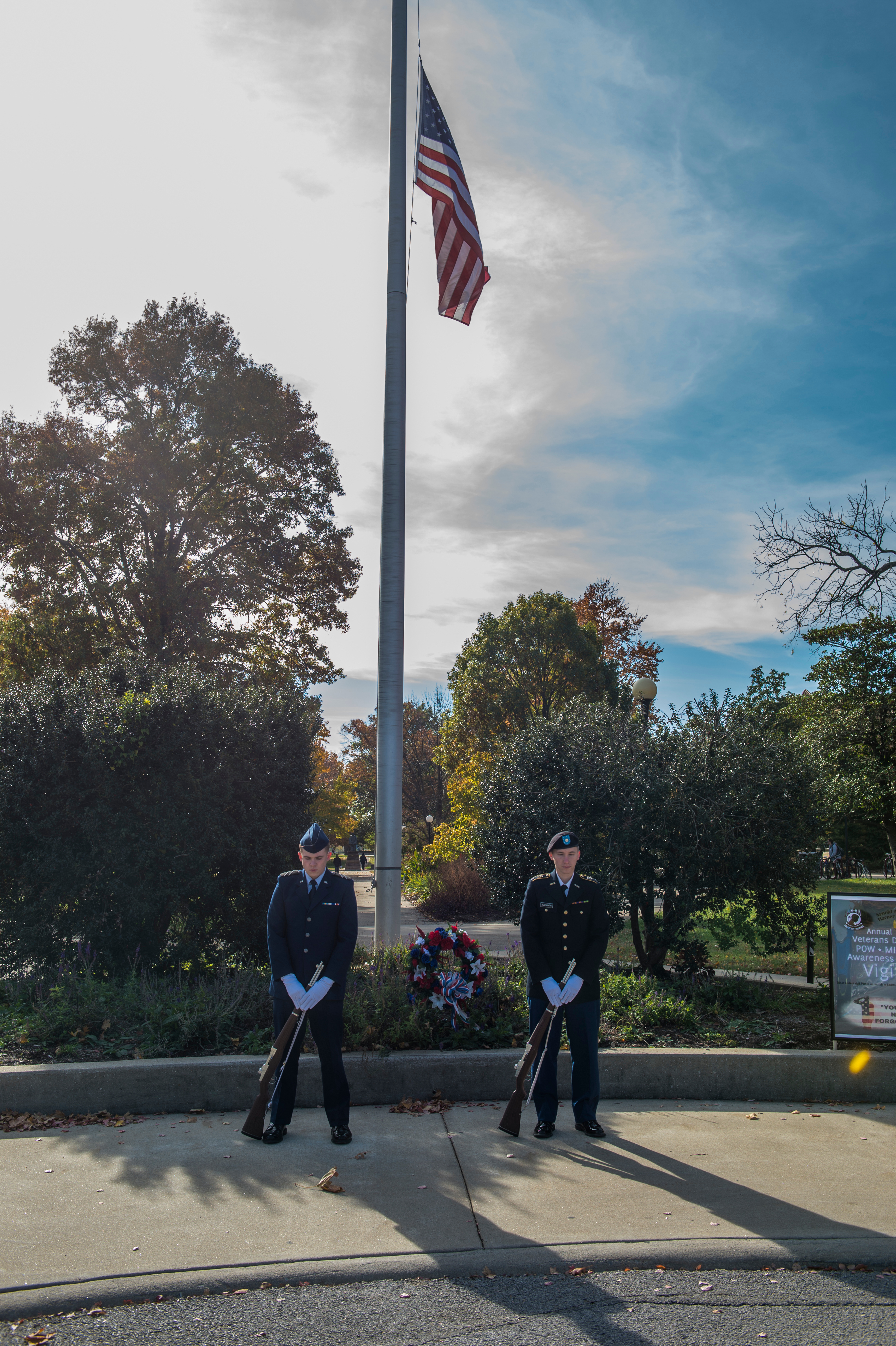 Veteran's Day vigil at SIU