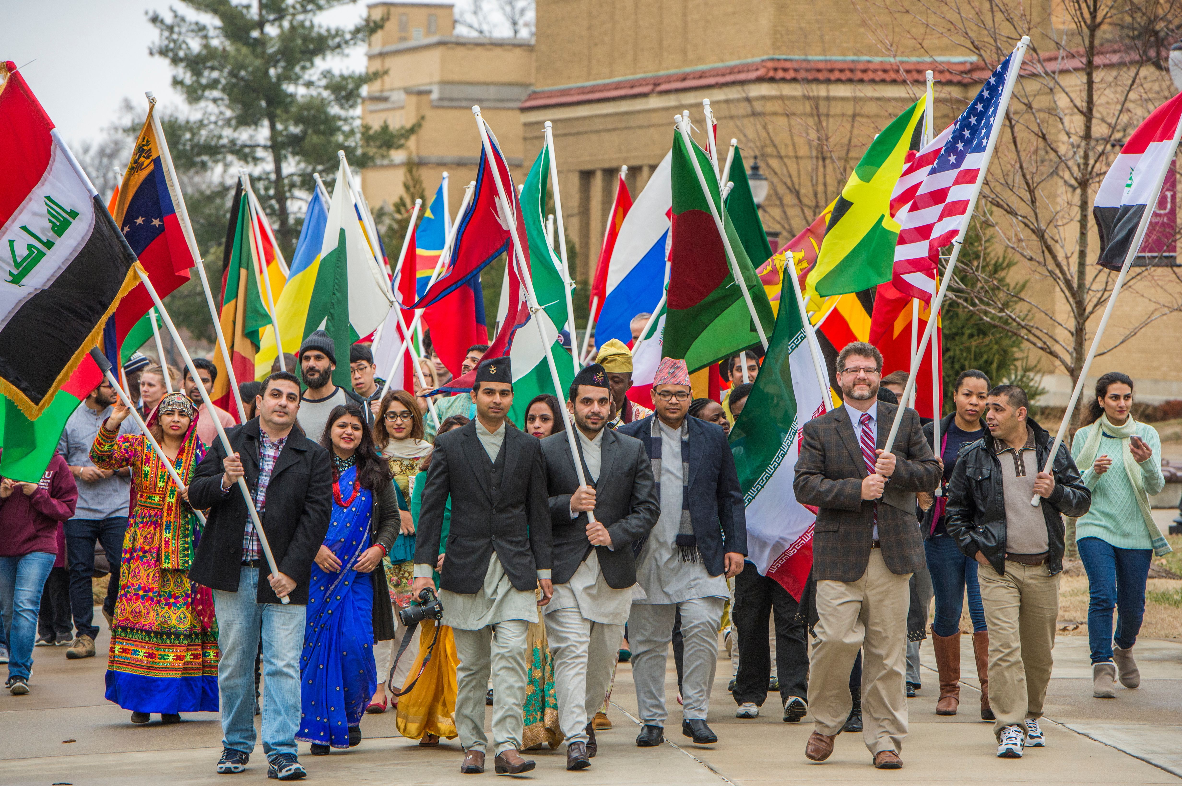 International Festival Flag Parade