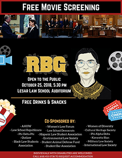 RBG documentary flier