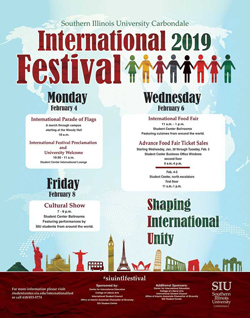 International Festival flier