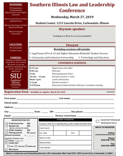 law leadership registration form