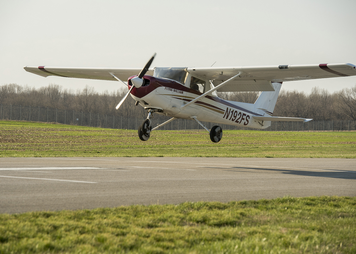 Flying Salukis