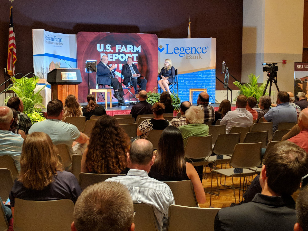 US Farm Report taping in 2018