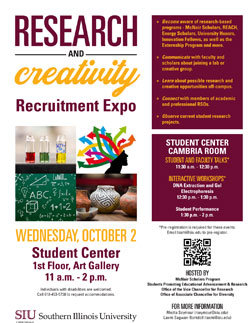 research creativity recruitment expo