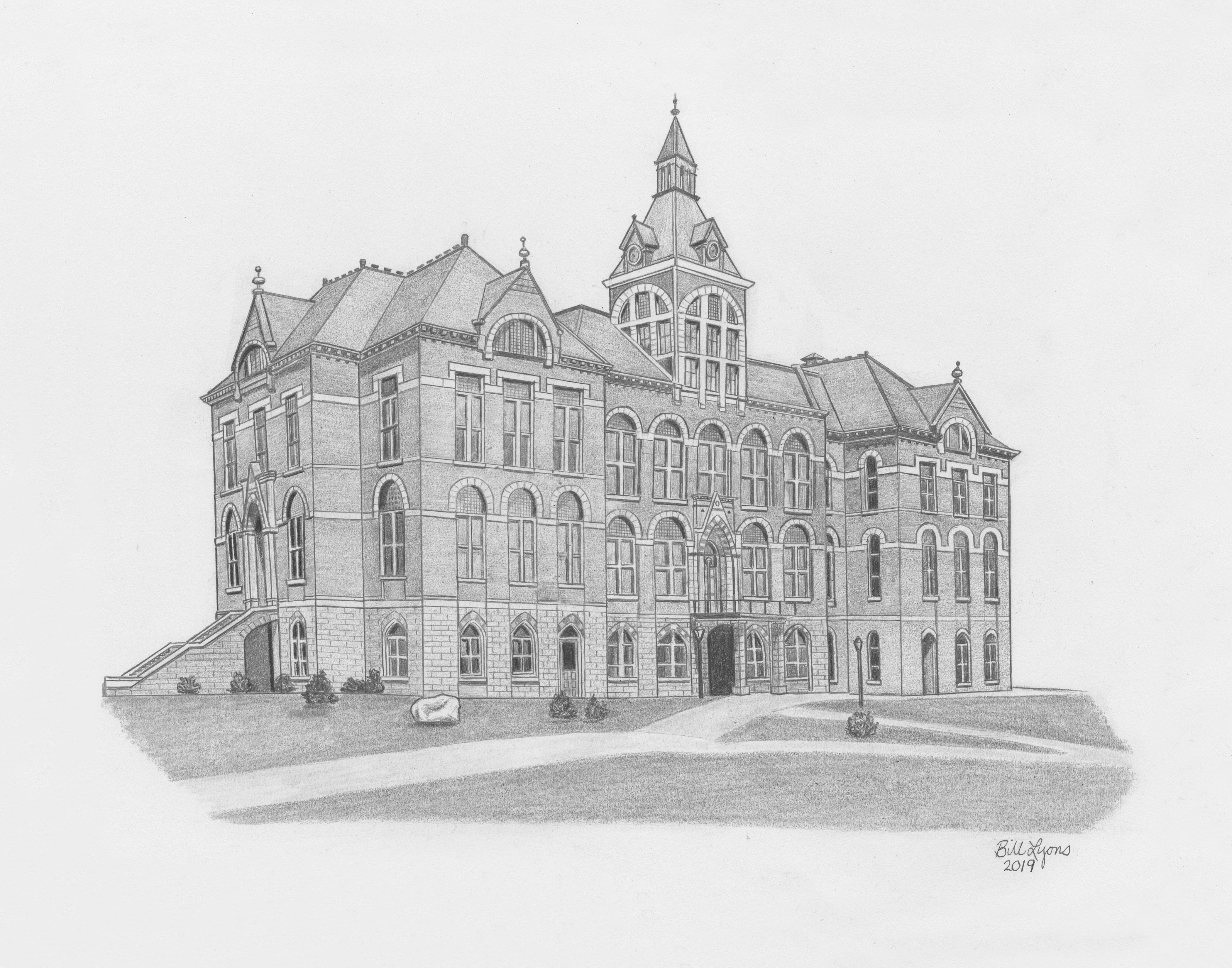 Old Main sketch
