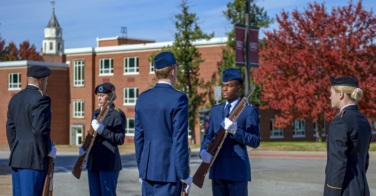 men and women in uniform