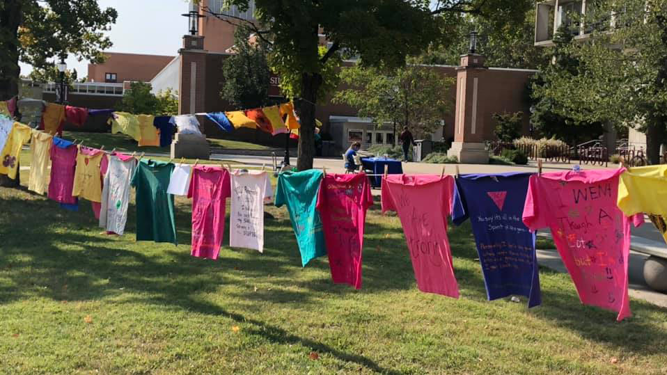 clothesline project