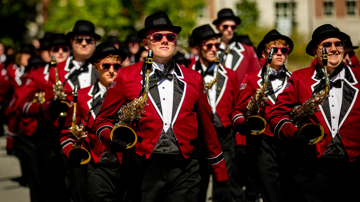 Marching Salukis