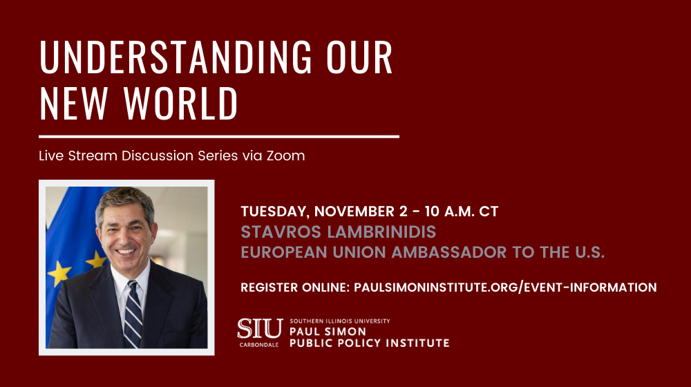 understanding our new world live stream discussion via zoom, stavros lambrinidis