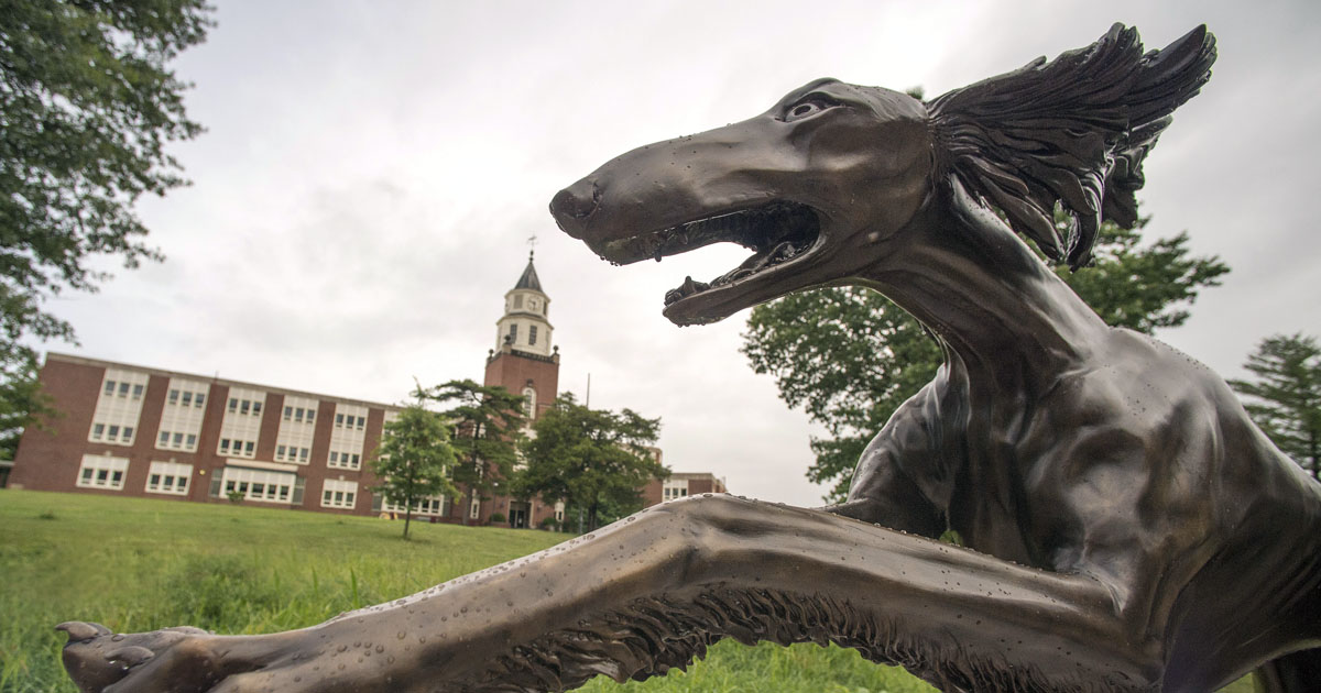 Alumni Association Statue