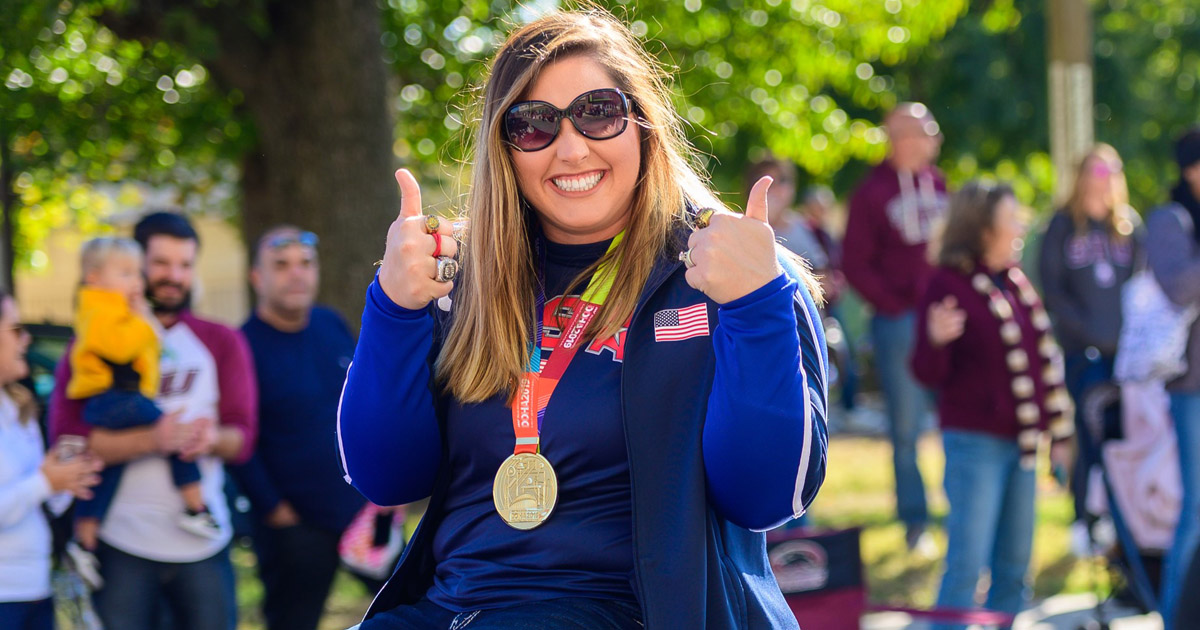 Olympian and SIU alumna DeAnna Price