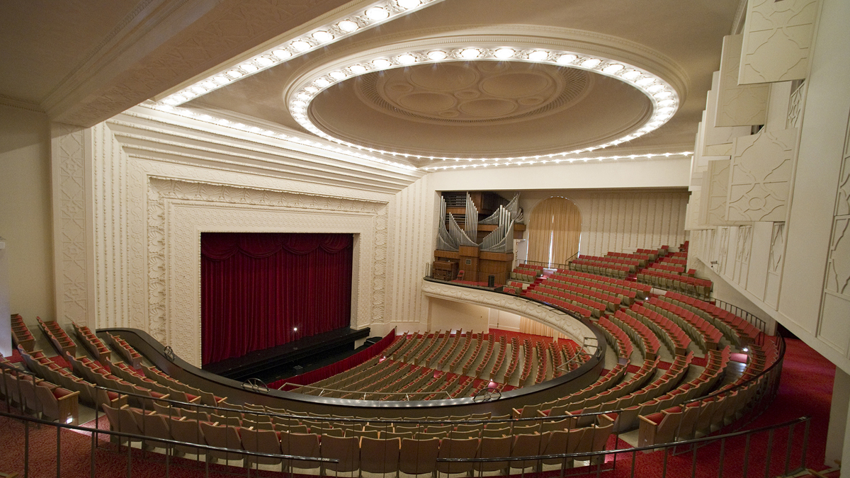 interior of Shryock Auditorium