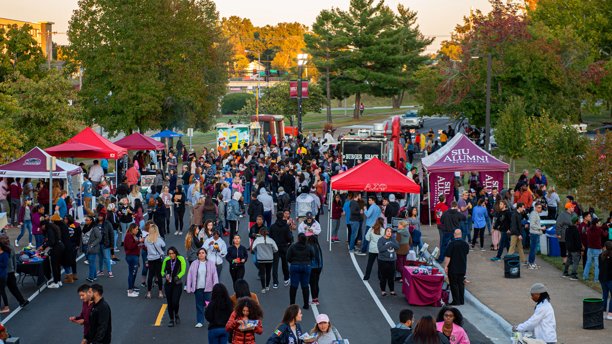 SIU Homecoming block party