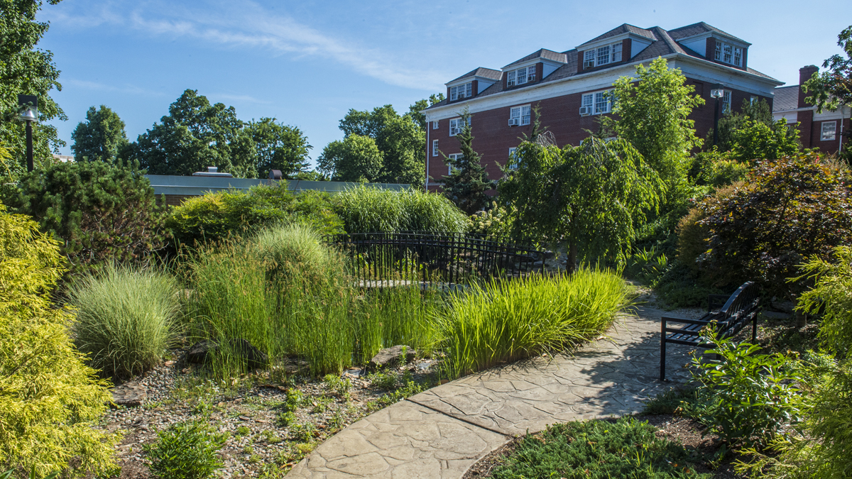 Japanese garden at SIU Carbondale