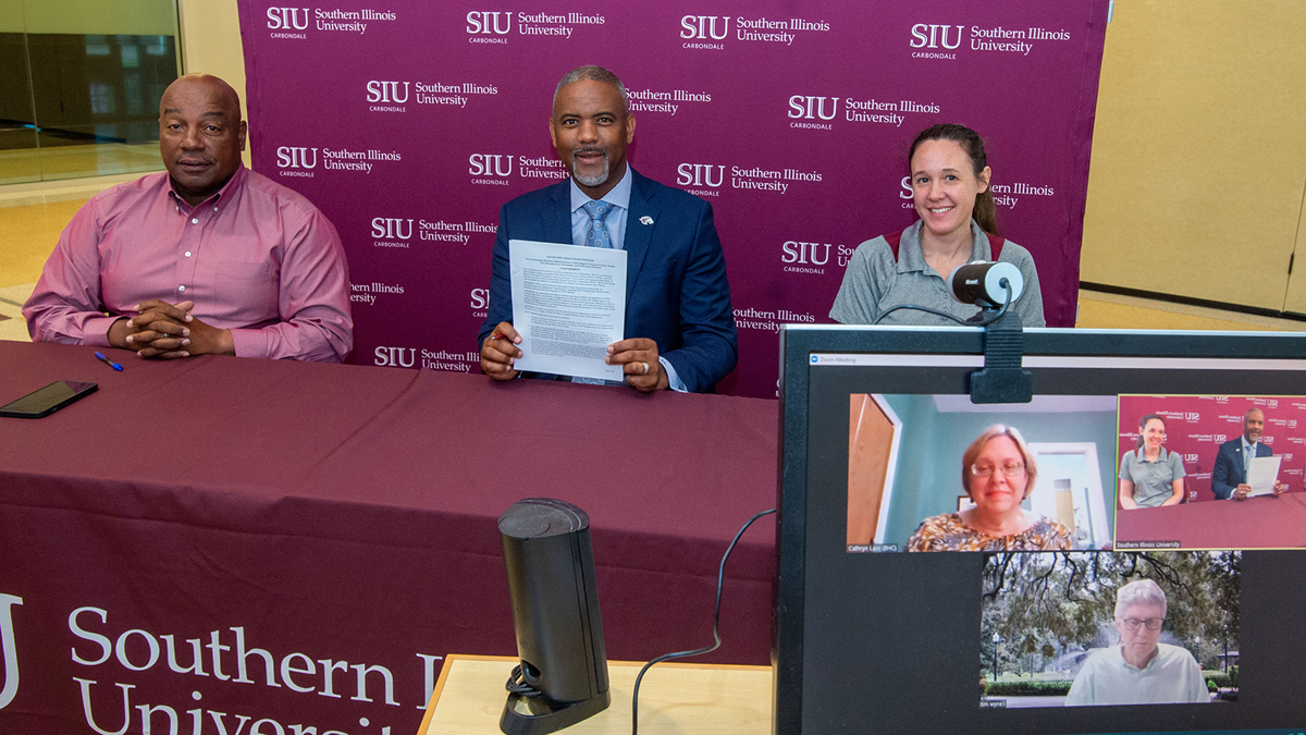 people participating in a virtual meeting