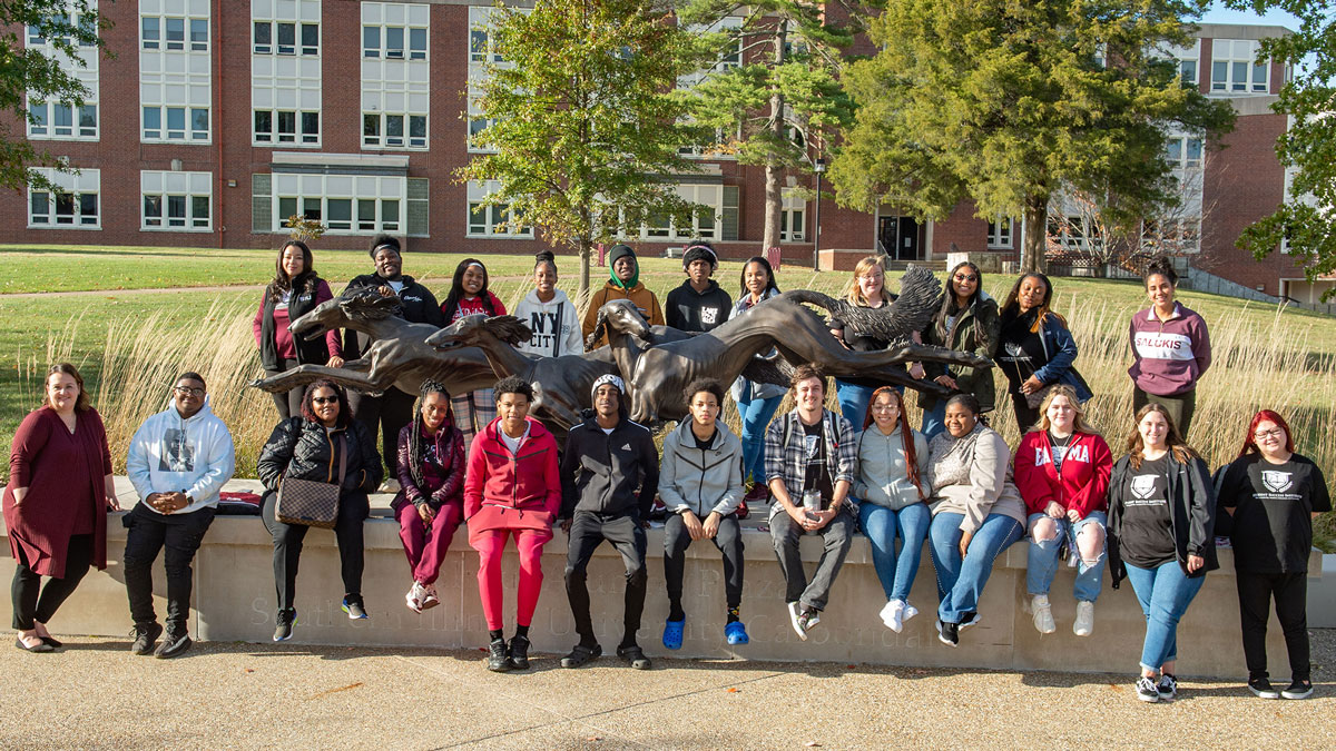 Students from Lone Star College and Malcolm X College