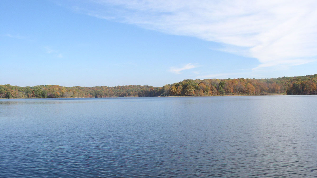 The lake at Touch of Nature