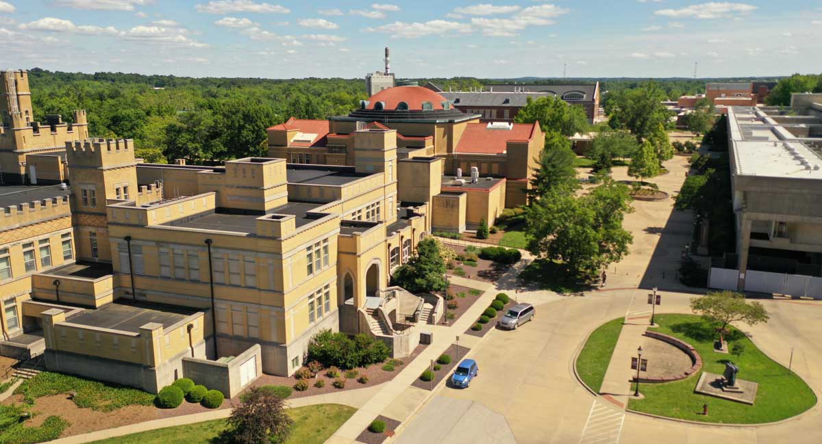 Aerial view of SIU Carbondale