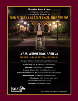 2025 Excellence Awards flier