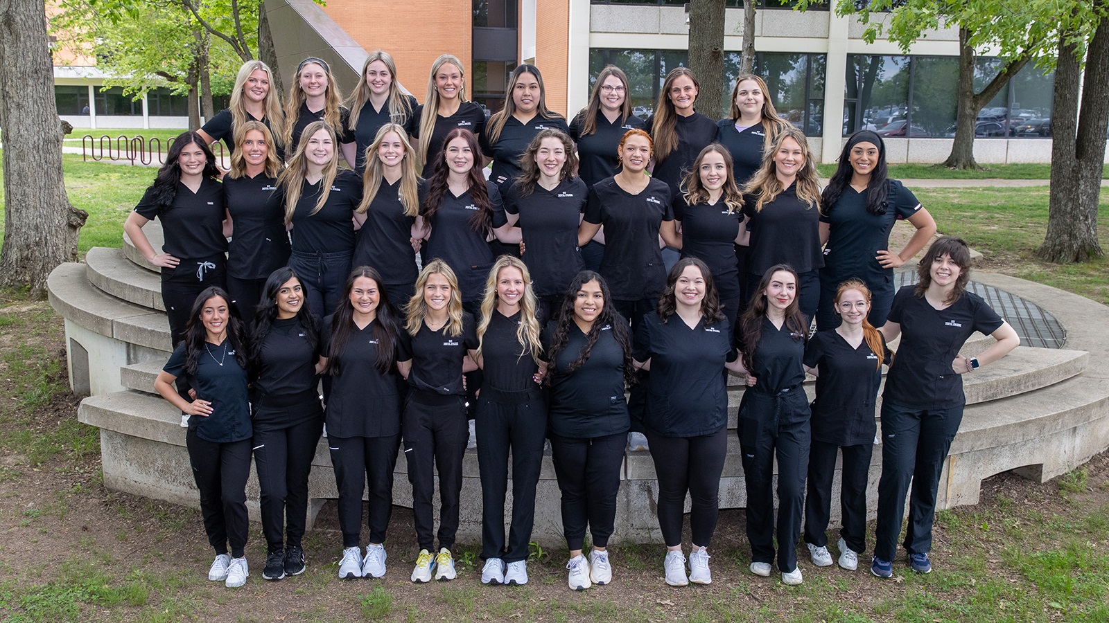 Group of dental hygiene graduates