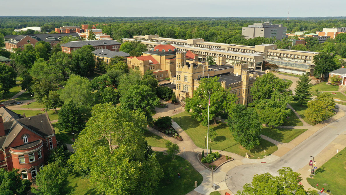 Aerial view of SIU Carbondale