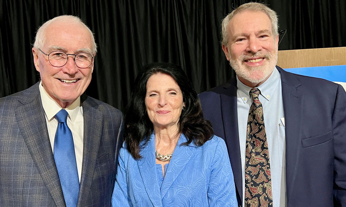 Jim Edgar, Karen Darch and John Shaw
