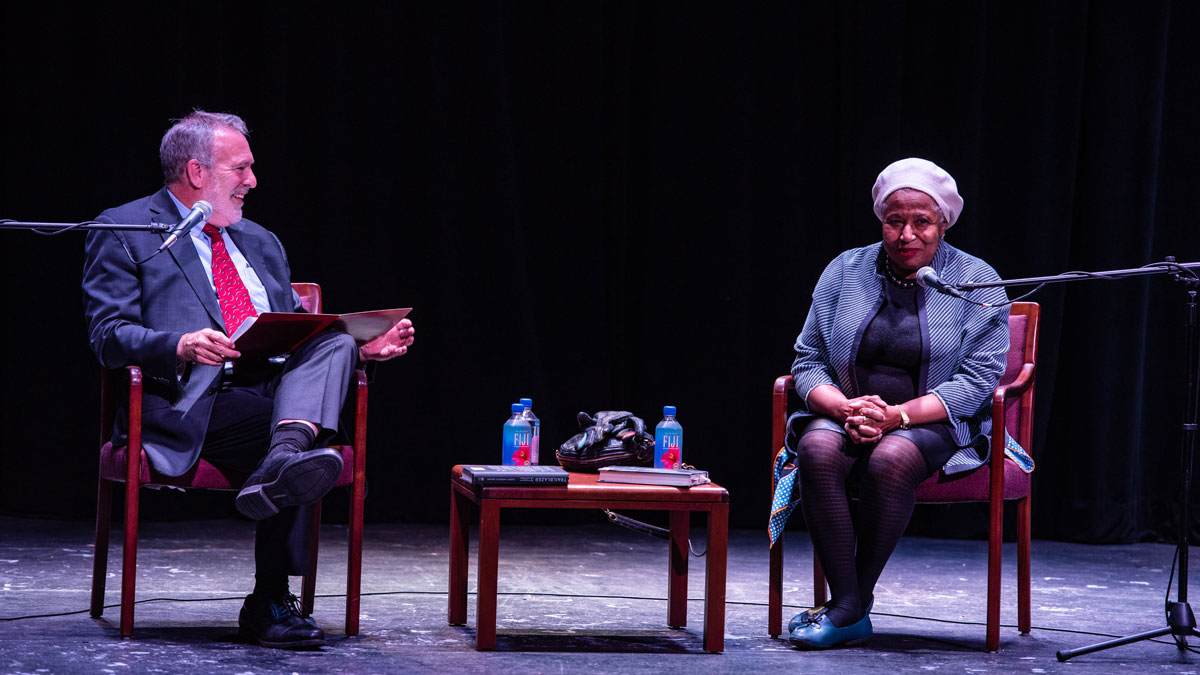 John Shaw and Carol Moseley Braun