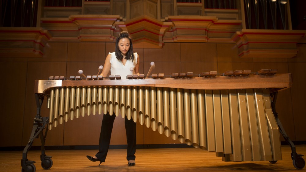 Outside the Box guest performer percussionist Ji Hye Jung