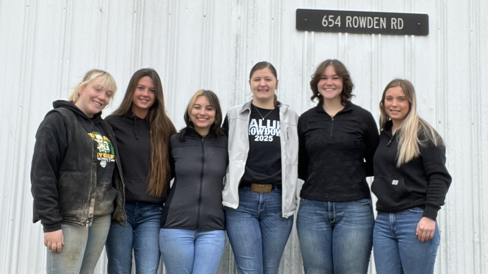 Ag students in a group photo.