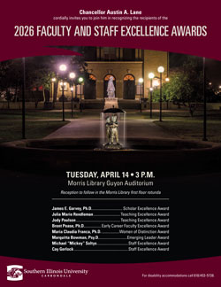 Faculty Staff Excellence Awards flier