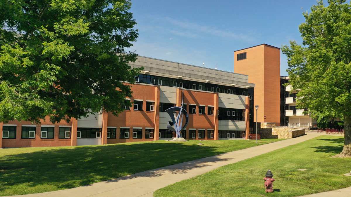 Engineering building on the campus of SIU Carbondale.