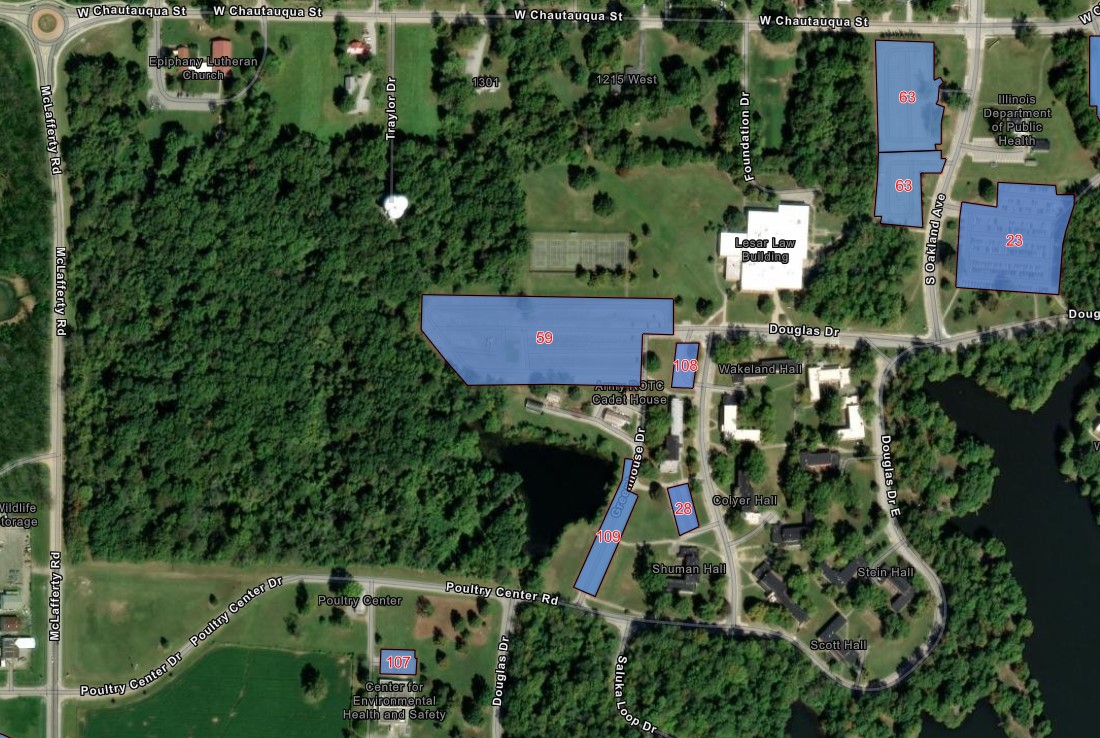 Tornado drill map.