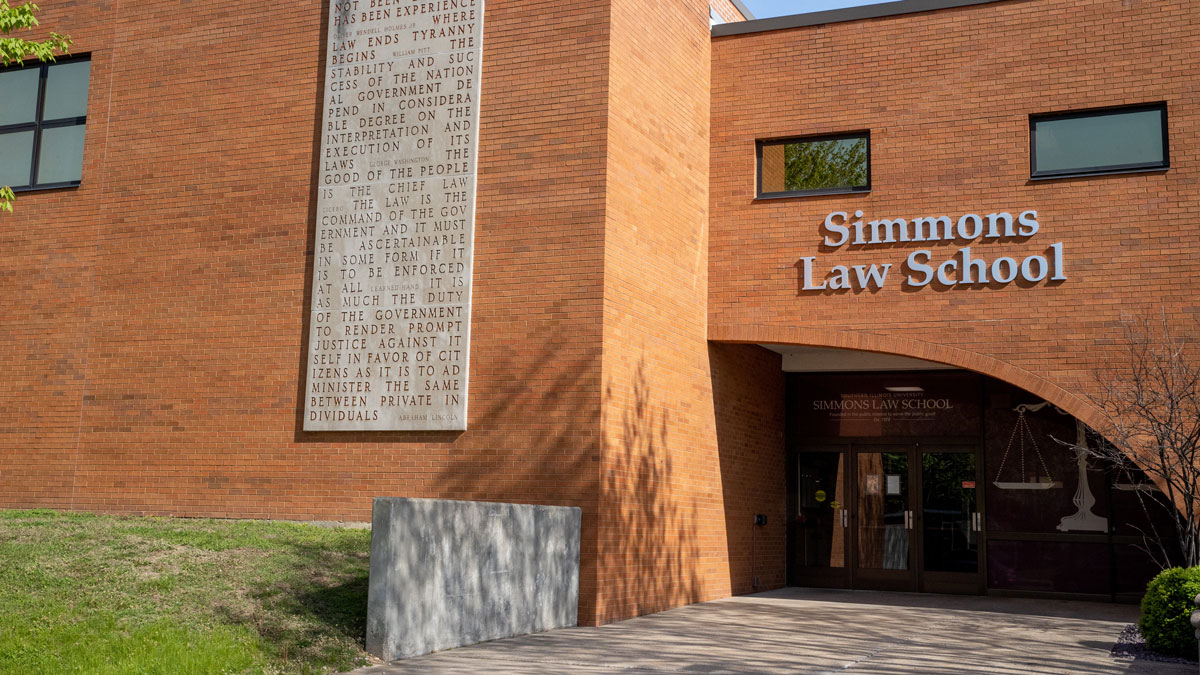 Simmons Law School building