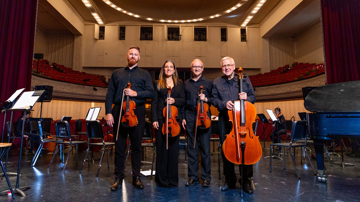 SIU Faculty String Quartet.