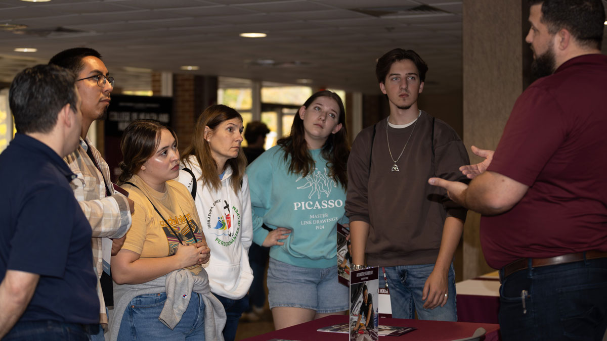 Prospective students attend SIU's Open House.