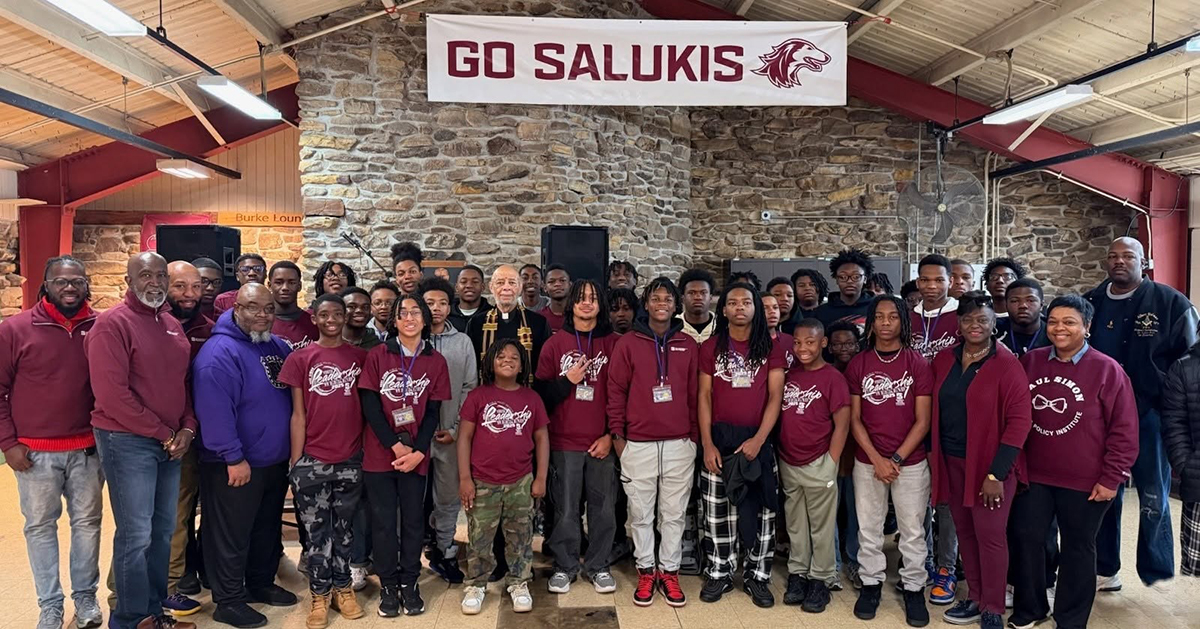 Group photo from the 2025 Metro East Youth Leadership Weekend.