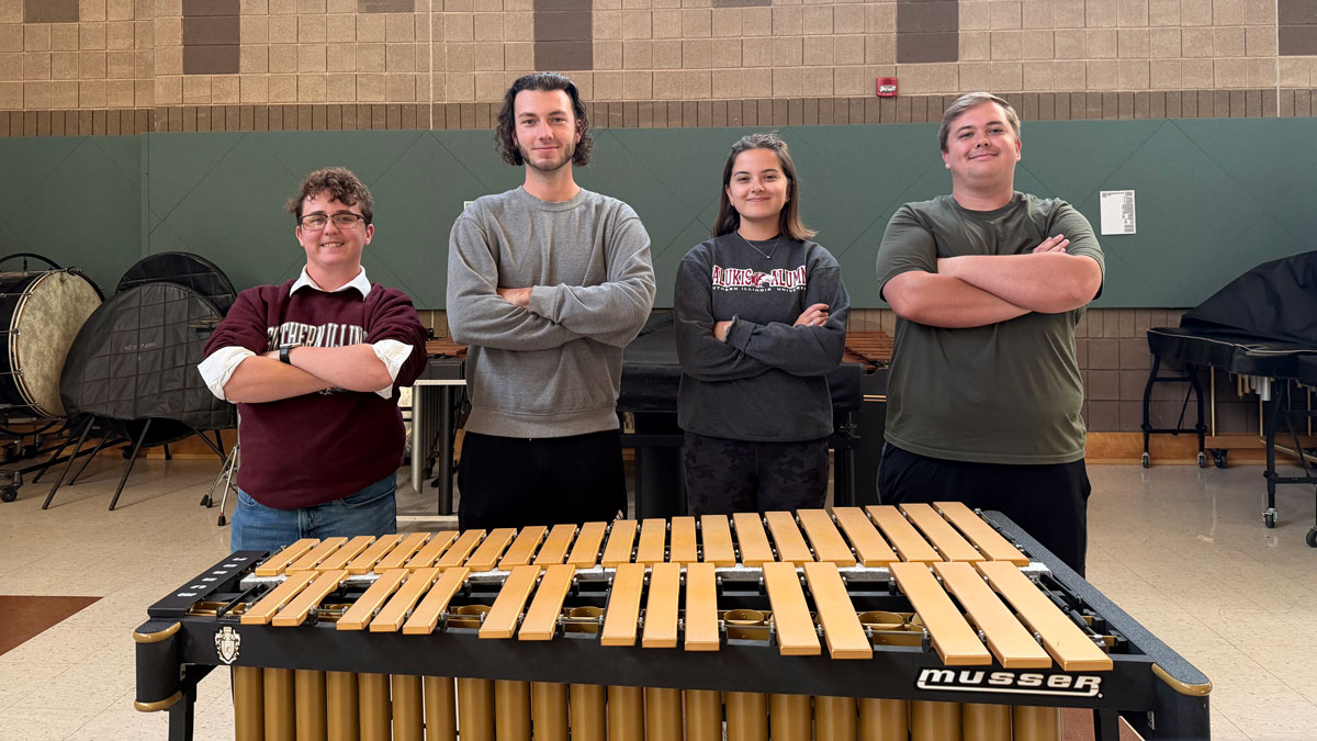 The Hathor Percussion Quartet.