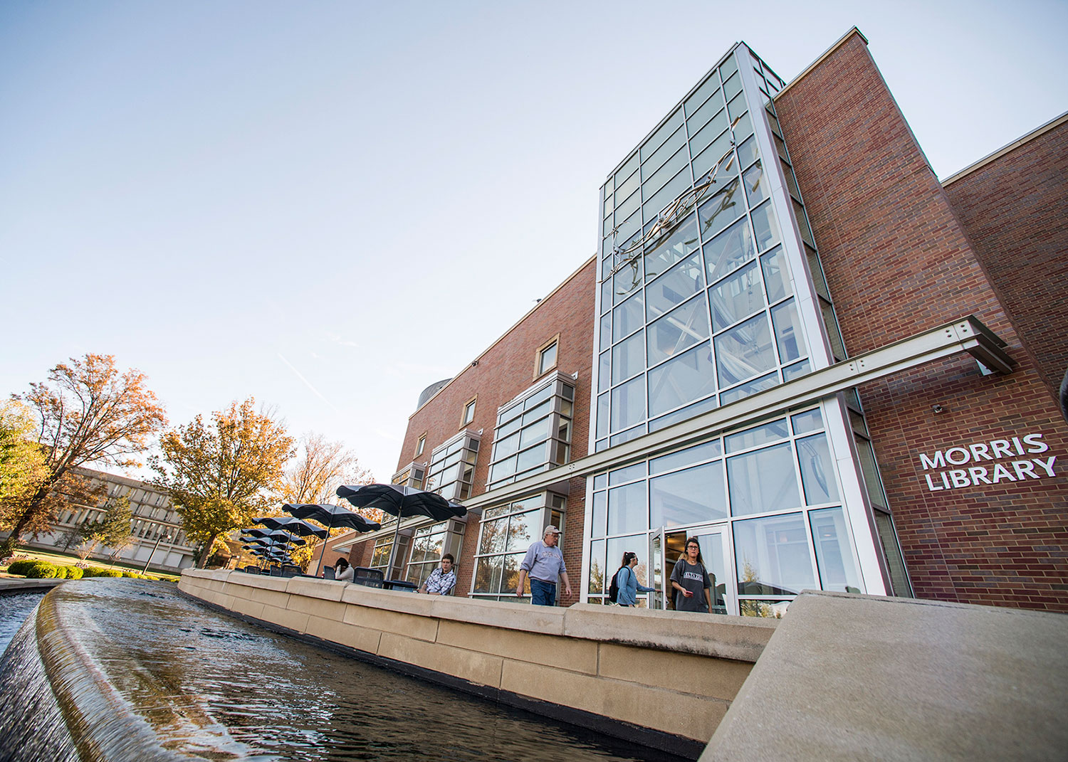 Exterior of Morris Library